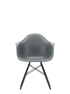 Vitra Spisebordsstole<Eames Plastic Armchair DAW, sortlakeret ahorntræ fra