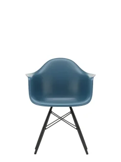 Vitra Spisebordsstole<Eames Plastic Armchair DAW, sortlakeret ahorntræ fra