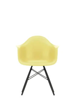 Vitra Spisebordsstole<Eames Plastic Armchair DAW, sortlakeret ahorntræ fra