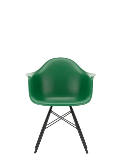 Vitra Spisebordsstole<Eames Plastic Armchair DAW, sortlakeret ahorntræ fra