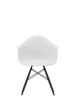 Vitra Spisebordsstole<Eames Plastic Armchair DAW, sortlakeret ahorntræ fra
