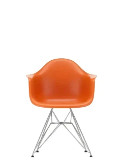 Vitra Spisebordsstole<Eames Plastic Armchair DAR, forkromet fra