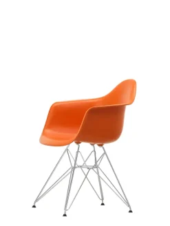 Vitra Spisebordsstole<Eames Plastic Armchair DAR, forkromet fra