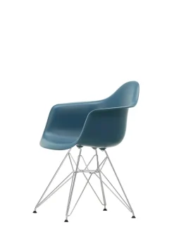 Vitra Spisebordsstole<Eames Plastic Armchair DAR, forkromet fra