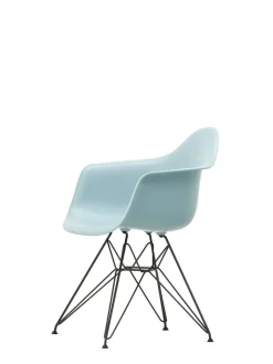Vitra Spisebordsstole<Eames Plastic Armchair DAR, sort pulverlakering fra
