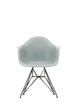 Vitra Spisebordsstole<Eames Plastic Armchair DAR, sort pulverlakering fra
