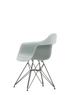 Vitra Spisebordsstole<Eames Plastic Armchair DAR, sort pulverlakering fra