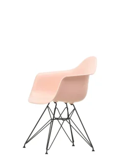 Vitra Spisebordsstole<Eames Plastic Armchair DAR, sort pulverlakering fra