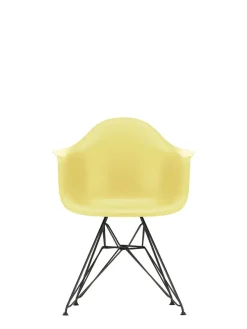 Vitra Spisebordsstole<Eames Plastic Armchair DAR, sort pulverlakering fra