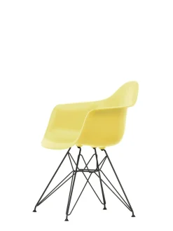 Vitra Spisebordsstole<Eames Plastic Armchair DAR, sort pulverlakering fra