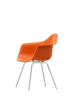 Vitra Spisebordsstole<Eames Plastic Armchair DAX, forkromet fra