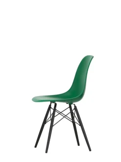 Vitra Spisebordsstole<Eames Plastic Side Chair DSW, sortlakeret ahorntræ fra