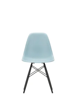 Vitra Spisebordsstole<Eames Plastic Side Chair DSW, sortlakeret ahorntræ fra