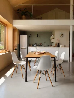 Vitra Spisebordsstole<Eames Plastic Side Chair DSW, ahorntræ fra