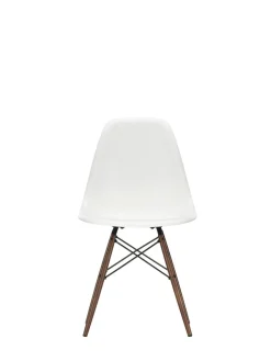 Vitra Spisebordsstole<Eames Plastic Side Chair DSW, mørkbejdset ahorntræ fra