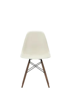 Vitra Spisebordsstole<Eames Plastic Side Chair DSW, mørkbejdset ahorntræ fra