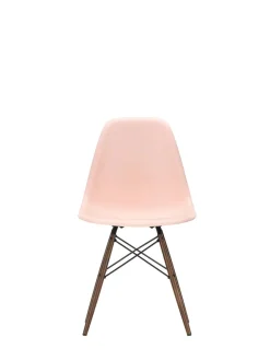 Vitra Spisebordsstole<Eames Plastic Side Chair DSW, mørkbejdset ahorntræ fra