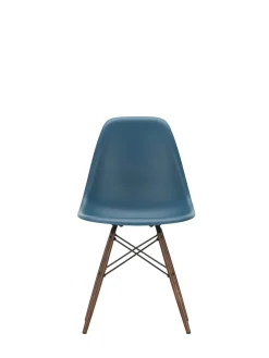 Vitra Spisebordsstole<Eames Plastic Side Chair DSW, mørkbejdset ahorntræ fra