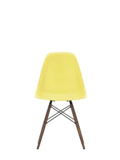 Vitra Spisebordsstole<Eames Plastic Side Chair DSW, mørkbejdset ahorntræ fra