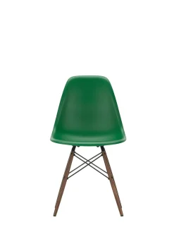 Vitra Spisebordsstole<Eames Plastic Side Chair DSW, mørkbejdset ahorntræ fra