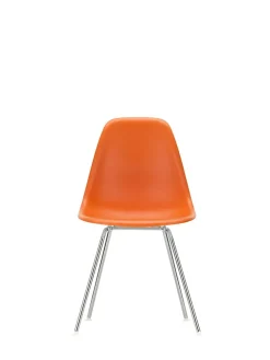 Vitra Spisebordsstole<Eames Plastic Side Chair DSX, forkromet fra
