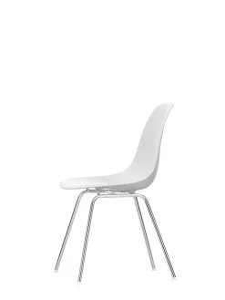 Vitra Spisebordsstole<Eames Plastic Side Chair DSX, forkromet fra