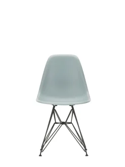 Vitra Spisebordsstole<Eames Plastic Side Chair DSR, sort pulverlakeret fra