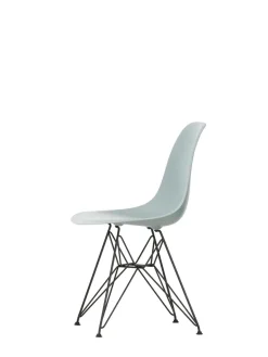 Vitra Spisebordsstole<Eames Plastic Side Chair DSR, sort pulverlakeret fra