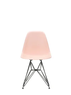 Vitra Spisebordsstole<Eames Plastic Side Chair DSR, sort pulverlakeret fra
