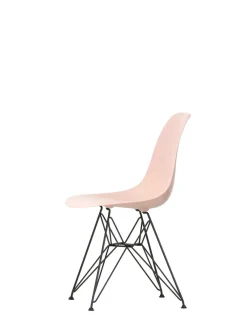 Vitra Spisebordsstole<Eames Plastic Side Chair DSR, sort pulverlakeret fra