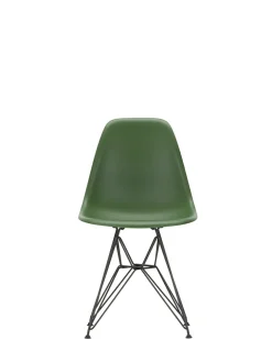 Vitra Spisebordsstole<Eames Plastic Side Chair DSR, sort pulverlakeret fra