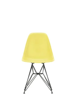 Vitra Spisebordsstole<Eames Plastic Side Chair DSR, sort pulverlakeret fra