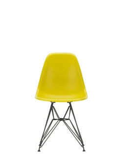 Vitra Spisebordsstole<Eames Plastic Side Chair DSR, sort pulverlakeret fra