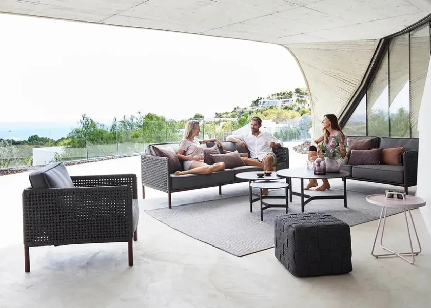 Cane-line Udendørs Loungemøbler<Encore 2-pers. Sofa, Soft Rope fra