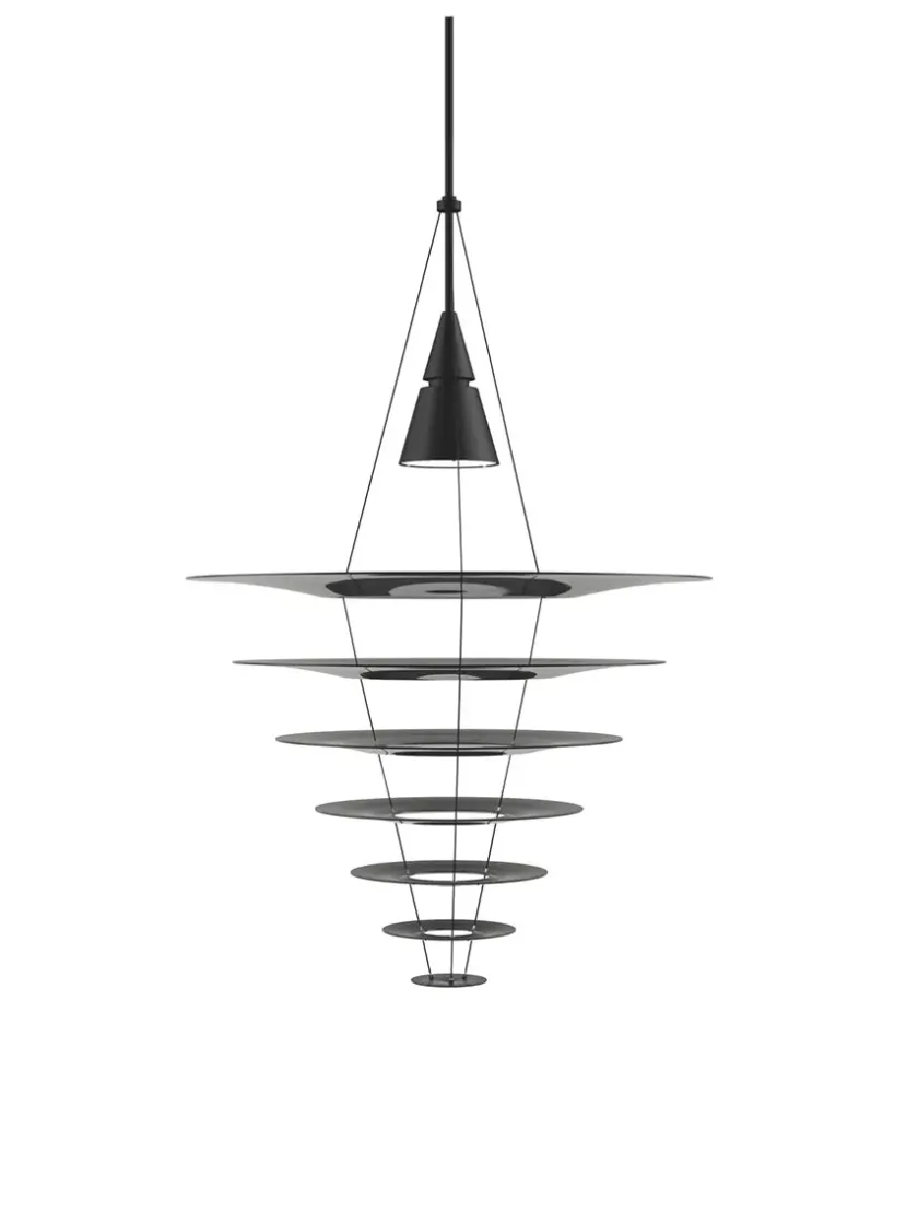 Louis Poulsen Pendler|Spots<Enigma 825 pendel sort fra