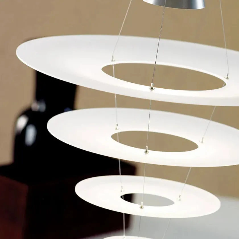 Louis Poulsen Pendler|Spots<Enigma 425 sort pendel fra