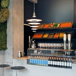 Louis Poulsen Pendler|Spots<Enigma 545 sort pendel fra