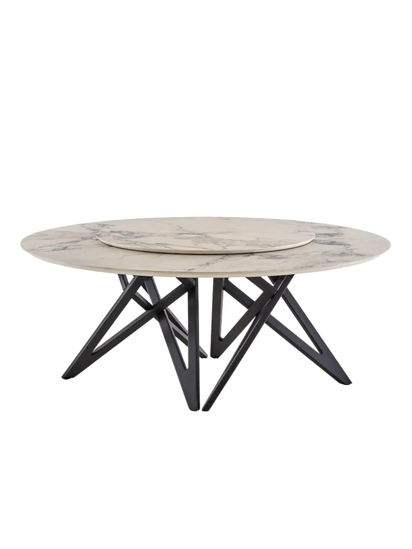 Ligne Roset Spiseborde<Ennéa spisebord med Lazy Susan fra