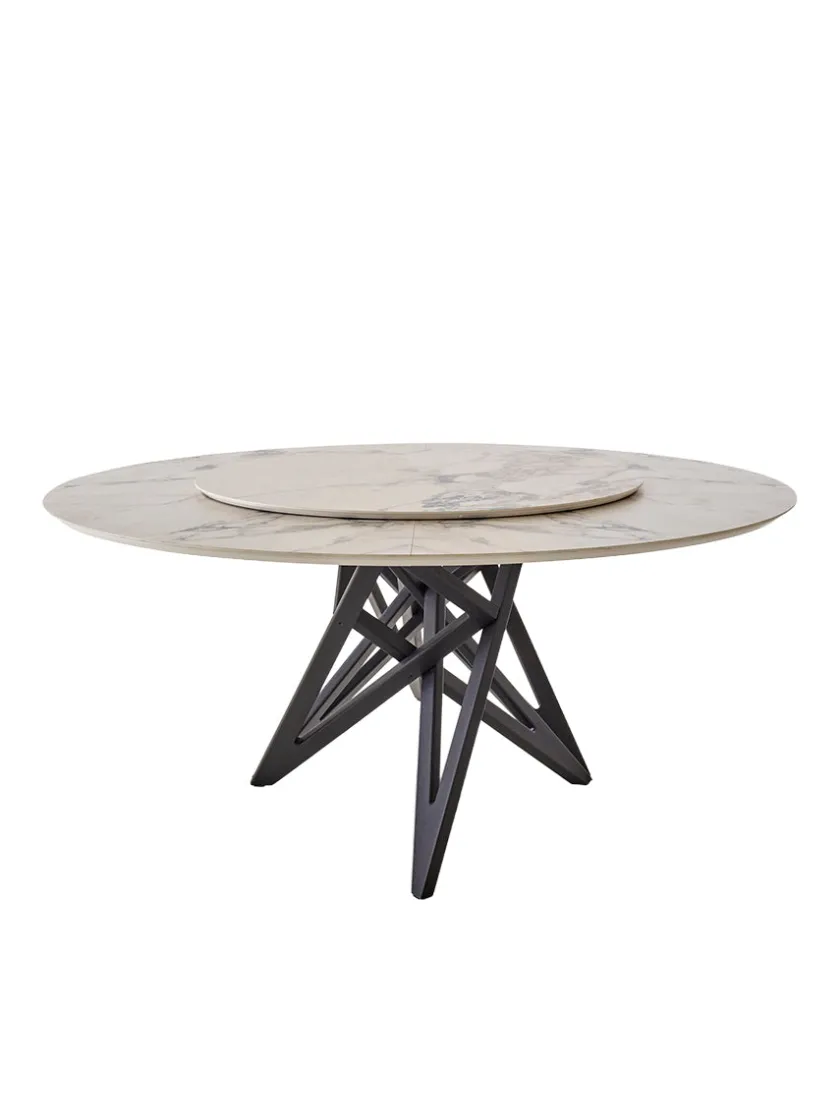 Ligne Roset Spiseborde<Ennéa spisebord med Lazy Susan fra