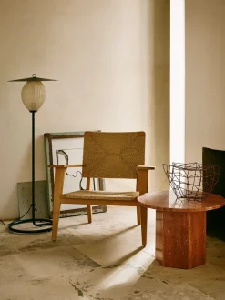 GUBI Sofaborde<Epic Coffee Table Ø60 cm, travertine fra