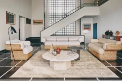 GUBI Sofaborde<Epic Coffee Table Ø110 cm, travertine fra