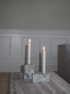 Wabi Sabi Nordic Gaver Til Hende|Kalenderlys & Julelysestager<Epode Lysestage, calacatta violetta fra