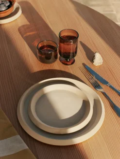 Ferm Living Service<Erena Dinner Plate Ø29 Cream, middagstallerken fra
