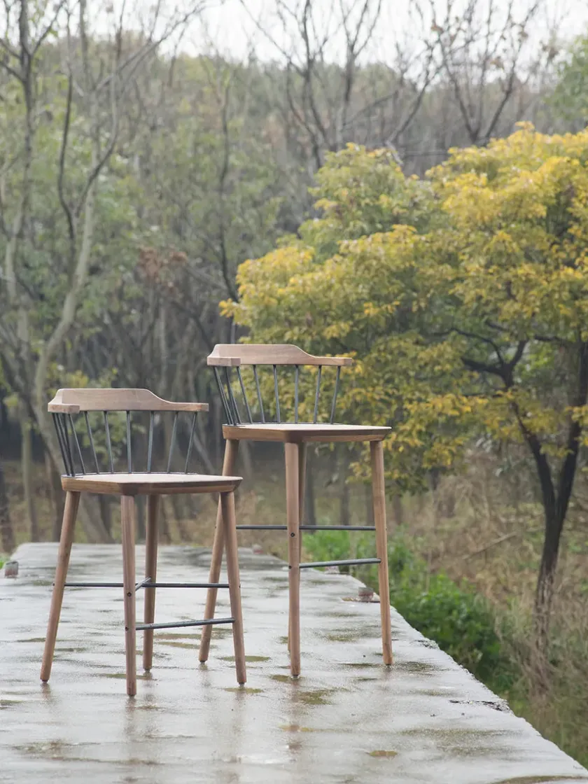 Stellar Works Barstole<Exchange Bar Stool SH 75, walnut fra