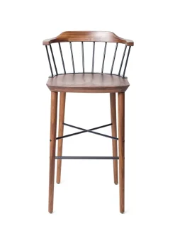 Stellar Works Barstole<Exchange Bar Stool SH 75, walnut fra