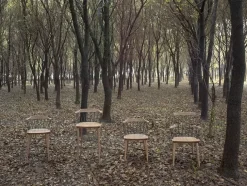 Stellar Works Barstole<Exchange Bar Stool SH 75, walnut fra