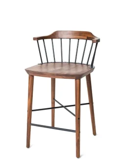 Stellar Works Barstole<Exchange Counter Stool SH 61, walnut fra