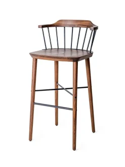 Stellar Works Barstole<Exchange Counter Stool SH 61, walnut fra