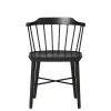 Stellar Works Spisebordsstole<Exchange Dining Chair, black oak fra