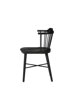 Stellar Works Spisebordsstole<Exchange Dining Chair, black oak fra